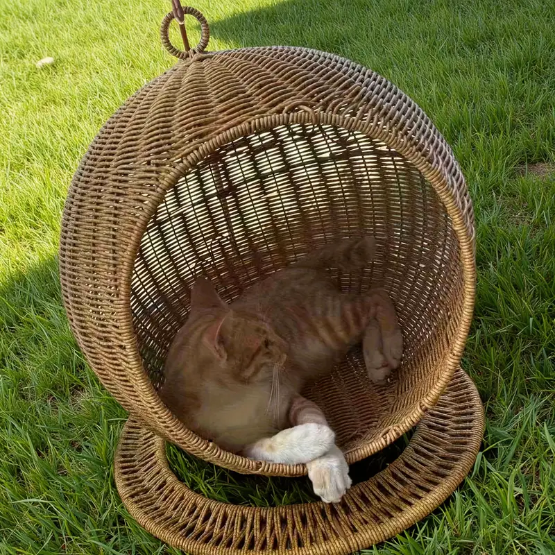 Ninho Suspenso de Vime para Gatos PatinhaPlus©