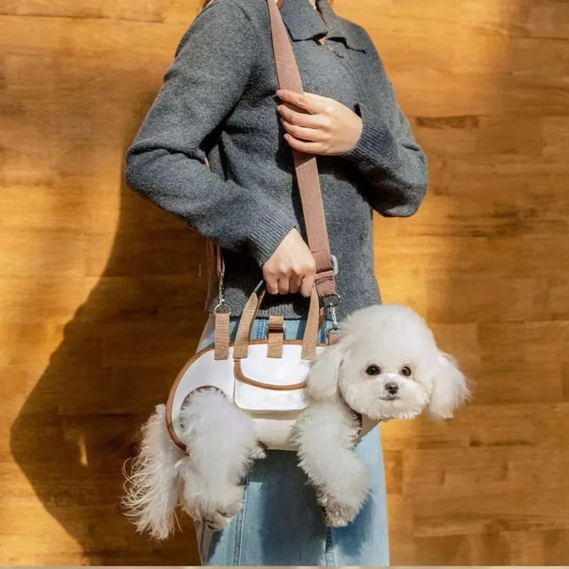 Mochila/Coleira com Elevação Pet Crossbody